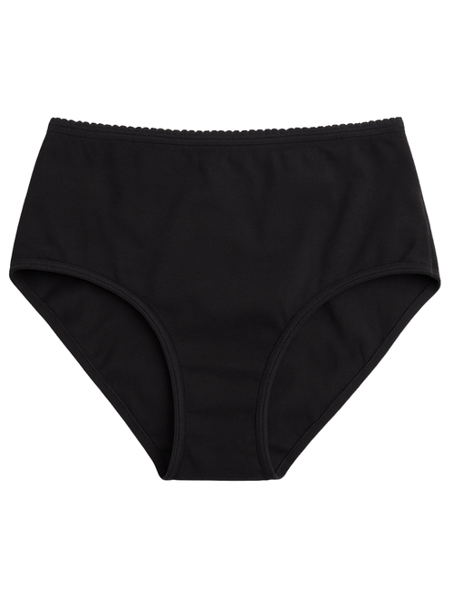 Full Coverage Hipster Panty - Black