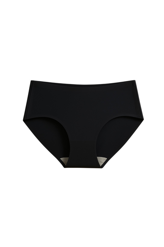 Seamless Bonded Hipster Panty - Black