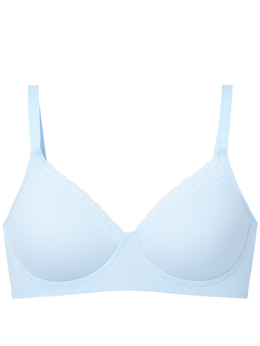 Lightly Padded T-Shirt Bra - Sky Blue